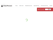 Tablet Screenshot of cleanproindy.com